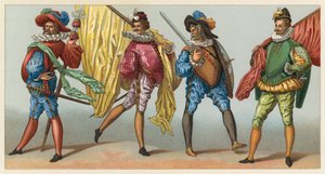 Fransa XVI. Yüzyıl Kostümü by French School