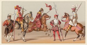 Fransa XVI. Yüzyıl Kostümü by French School