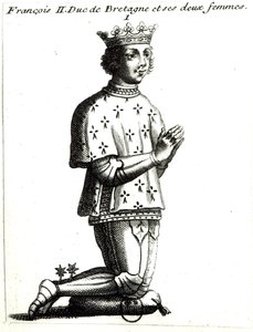 Francis II (1435-88) Brittany Dükü by French School