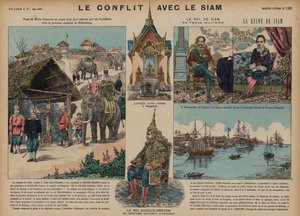 Fransız-Siyam Savaşı, 1893 by French School