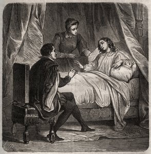 Chateaubriant Kontesi Françoise de Foix (yaklaşık 1495-1537), hasta, Francois 1