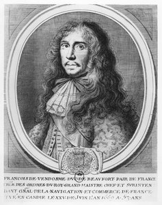 François de Bourbon, Beaufort Dükü (gravür) by French School