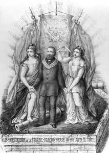 Masonluk ve Komün, 1871 by French School