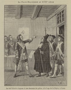 18. Yüzyılda Masonluk: Duc d