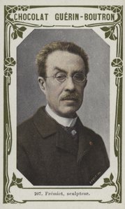 Fremiet, heykeltıraş (renkli fotoğraf) by French School