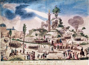 Fransız Devrimi: 8/06/1794 tarihinde Champs de Mars