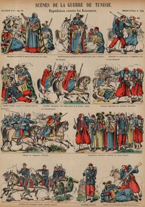 Krumirlere karşı Fransız seferi, Tunus by French School
