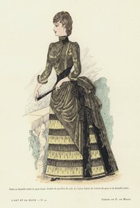Fransız moda levhası, 1885-86 by French School