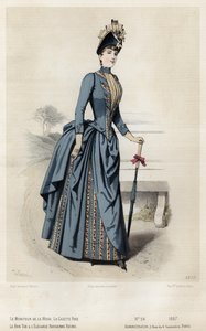 Fransız moda levhası, 19. yüzyıl sonu by French School