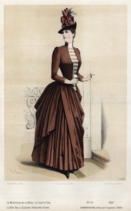 Fransız moda levhası, 19. yüzyıl sonu by French School