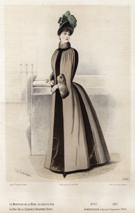 Fransız moda levhası, 19. yüzyıl sonu by French School