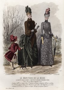 Fransız moda levhası, 19. yüzyıl sonu by French School