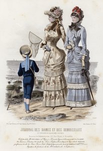 Fransız moda levhası, 19. yüzyıl sonu by French School