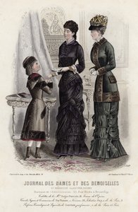 Fransız moda levhası, 19. yüzyıl sonu by French School