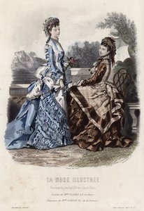 Fransız moda levhası, 19. yüzyıl sonu by French School