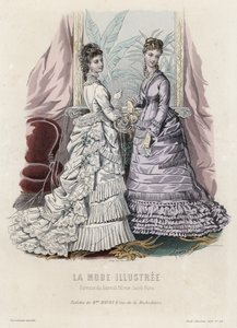 Fransız moda levhası, 19. yüzyıl sonu by French School