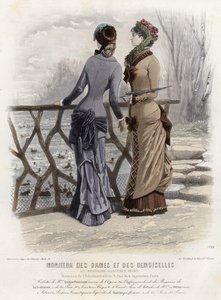 Fransız moda levhası, 19. yüzyıl sonu by French School