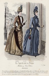 Fransız moda levhası, 19. yüzyıl sonu by French School