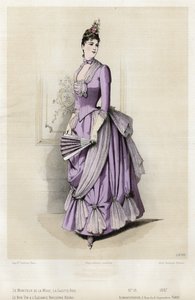 Fransız moda levhası, 19. yüzyıl sonu by French School