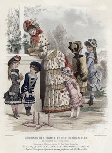 Fransız moda levhası, 19. yüzyıl sonu by French School