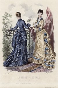 Fransız moda levhası, 19. yüzyıl sonu by French School
