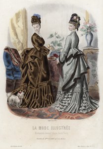 Fransız moda levhası, 19. yüzyıl sonu by French School