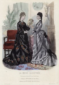 Fransız moda levhası, 19. yüzyıl sonu by French School