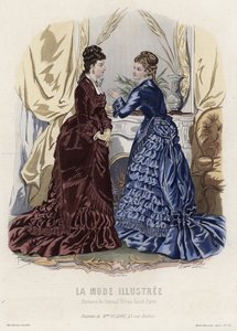 Fransız moda levhası, 19. yüzyıl sonu by French School