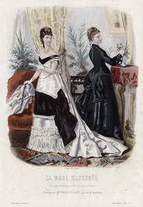 Fransız moda levhası, 19. yüzyıl sonu by French School