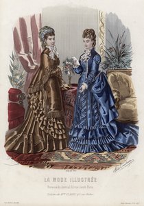 Fransız moda levhası, 19. yüzyıl sonu by French School