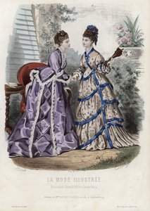 Fransız moda levhası, 19. yüzyıl sonu by French School