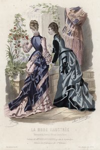 Fransız moda levhası, 19. yüzyıl sonu by French School
