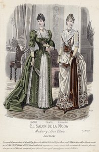 Fransız moda levhası, 19. yüzyıl sonu by French School