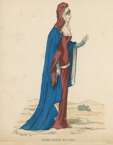 Fransız soylu kadın, 1386 by French School