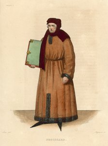 Froissard (renkli gravür) by French School