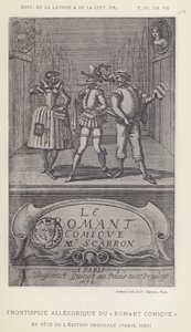 Roman Çizgi Romanının Alegorik Frontispiece (lito) by French School