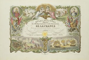 Atlas Nacional Illustre des 86 Departments et des Possessions de la France