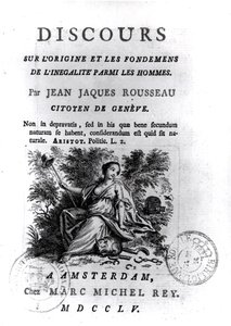 Jean-Jacques Rousseau (1712-78) c.1755