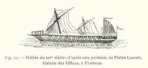 14. yüzyıl kadırgası; Pietro Laurati