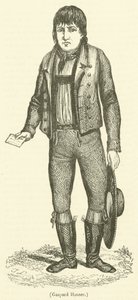 Gaspard Hauser (gravür) by French School