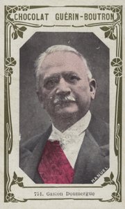 Gaston Doumergue (renkli fotoğraf) by French School