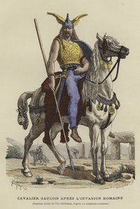 Roma istilasından sonra Galyalı süvari by French School