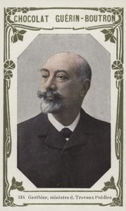 Bayındırlık Bakanı Gauthier (renkli fotoğraf) by French School