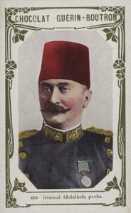 General Abdulhah, pacha (renkli fotoğraf) by French School