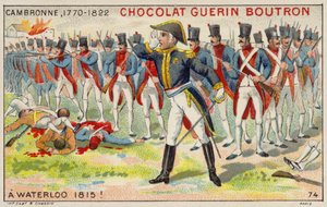 General Cambronne, Waterloo Savaşı'nda by French School