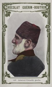 General Chourki, pacha (renkli fotoğraf) by French School