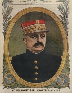Bir Ordu grubunun komutanı General Franchet dEsperey, Le Petit Journal