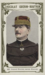 General Mercier, eski Bakan (renkli fotoğraf) by French School