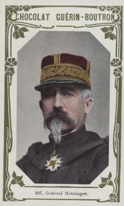 General Metzinger (renkli fotoğraf) by French School