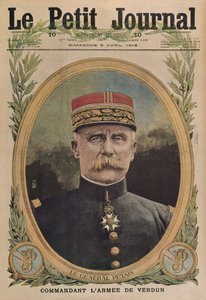 Verdun ordusuna komuta eden General Petain, Le Petit Journal